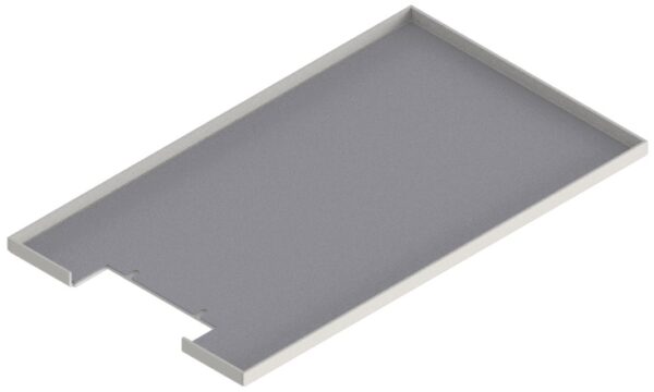 Produktbild UBK 301 125  -  Deckel für Bürstenauslass zu UBK 300 mit Kante geschlossen, für 12mm Vertiefung